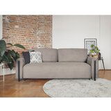 ELTAP Svjetlo smeđa sklopiva/s prostorom za odlaganje sofa od samta 244 cm Arcadova – | shoptok.hr