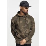 Urban Classics High Neck Camo Hoody olive camo | shoptok.hr