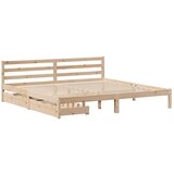 vidaXL Posteljni okvir s predali 180x200 cm trdna borovina, (21292317) Cene