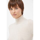 MOS MOSH Volnen pulover ženski, bež barva | Shoptok.si