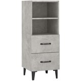 Komoda betonsko siva 34,5x34x90 cm konstruiran les, (20654224) | Shoptok.si