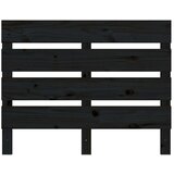 Uzglavlje crno 75 x 3 x 80 cm od masivne borovine | shoptok.hr