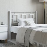  The Living Store Kovinsko vzglavje belo 100 cm - Vzglavje, (21498781) | Shoptok.si