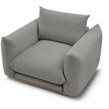 Bobochic Paris Siva fotelja Ernest – | shoptok.hr