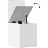  Kutija za pohranu bijela 30 x 35 x 35 cm od konstruiranog drva | shoptok.hr
