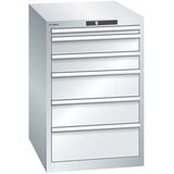 LISTA predalnik s 6 predali, šxgxv 564 x 724 x 850 mm, svetlo moder Cene
