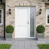  Vrtna posuda za sadnju s LED svjetlom 2 kom. Srebrna - Pocinčani čelik 30 x 30 x 30 cm 2 | shoptok.hr