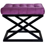 Atelier Del Sofa Capraz - Black, Purple BlackPurple Pouffe | Eponuda.ba