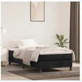  Vzmetnica z žepkasto vzmetjo črna 80x200x20 cm blago | Shoptok.si