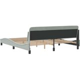  Okvir za krevet Dover svjetlosivi 180x200 cm baršunasti | shoptok.hr