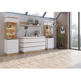 Modern Living Tv-element Calabria, Bela, Barva Hrasta | Shoptok.si