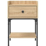  Noćni ormarići 2 kom boja hrasta 40 5x31x60cm konstruirano drvo | shoptok.hr