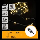 Aigostar LED spoljni božićni niz lampica 300x LED / 8 funkcija, 33 m, IP44, topla bela Cene