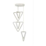 VISILICA Bela kovinska LED viseča svetilka ø 20 cm Baris – Cene