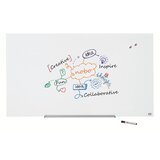 Nobo Stenska steklena tabla Diamond, 71,1 x 126,4 cm, bela | Shoptok.si