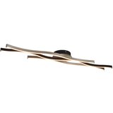 Trio Leuchten Design plafondlamp zwart met zilver incl. LED dimbaar - Blaze | Shoptok.si