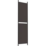 pregrada s 3 panela smeđa 150x200 cm od tkanine | shoptok.hr