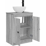 Kupaonski umivaonik s sudoperom Siva Sonoma 54 x 35 x 83 cm | shoptok.hr