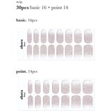 OHORA Gel Nail Sticker N Basic Nails no.3 nalepke za nohte odtenek NBS-003 30 kos | Shoptok.si