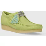 Clarks Originals Cipele od brušene kože Wallabee za muškarce, boja: zelena, 26175855