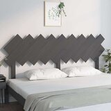 vidaXL Posteljno vzglavje sivo 178x3x80,5 cm trdna borovina | Shoptok.si