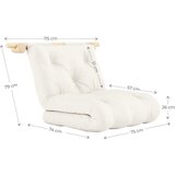 Karup Design Lanen fotelj v naravni barvi Hooked – | Shoptok.si