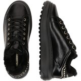 Karl Lagerfeld Niske tenisice crna / srebro | shoptok.hr