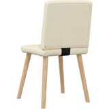  Jedilni stoli 6 kosov krem blago, (21828470) | Shoptok.si