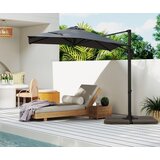 Vrt Terasni senčnik 250 x 250 cm - sive barve | Shoptok.si