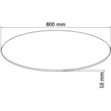 Stolna Ploča od Kaljenog Stakla Okrugla 800 mm | Eponuda.ba