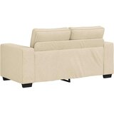  Dvodijelni set sofa s jastucima, krem tkanina | Shoptok.si
