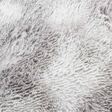  Čupavi tepih s visokim vlaknima NAVARRA srebrnosiva 100x100cm | shoptok.hr