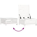  6-dijelni set vrtnih sofa bijeli od masivne borovine | shoptok.hr