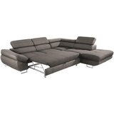 Hom`in KOTNA SEDEŽNA GARNITURA, tkanina krem barve, siva | Shoptok.si
