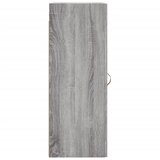  Zidni ormarić siva boja hrasta 34,5x34x90 cm konstruirano drvo | shoptok.hr