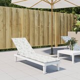 vidaXL Jastuk za ležaljku s uzorkom lišća od tkanine Oxford | shoptok.hr