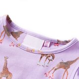  Dječja haljina s rukavima na volane i vezicom lila 92 | shoptok.hr