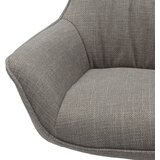 Livetastic FOTELJ, rjavosiva tekstil | Shoptok.si
