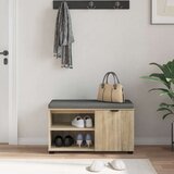  Haldna klop z blazino Enobarvno Sonoma hrast 80 x 38 x 46 cm, (5000160701) | Shoptok.si