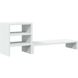 vidaXL Stalak za monitor sa stolnim organizatorom bijeli drveni | shoptok.hr