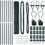 Euro Ograđivanje Ukop 10 x 1,5 m Čelik premazan PVC-om Zelena | shoptok.hr