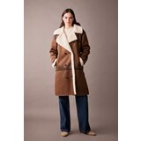 Defacto Regular Fit Plush Lining Suede Coat Parka | Eponuda.ba