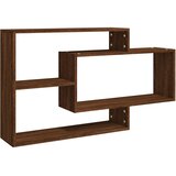  Zidna polica smeđa boja hrasta 104x20x58,5 cm konstruirano drvo | Eponuda.com