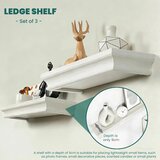JUJOYBD Komplet 2 stenskih polic MDF 30/42 cm | Shoptok.si