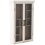 Bloomingville Bijela vitrina od masivne jele 50x80x14 cm Hazem – | shoptok.hr