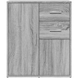  Komoda siva boja hrasta 60x31x70cm od konstruiranog drva | shoptok.hr