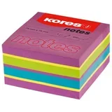 Blok kocka samoljepljiva 75 x 75 mm, 450 listića u 4 neon boje,