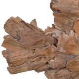  Skulptura ribe iz tikovine 40x12x57 cm | Shoptok.si