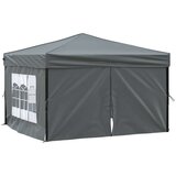  Zložljiv vrtni šotor s stranicami antracit 3x3 m, (20703023) | Shoptok.si