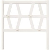  Uzglavlje za krevet bijelo 96 x 4 x 100 cm od masivne borovine | shoptok.hr